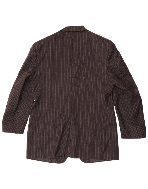 Jachetă pentru bărbați Cerruti 1881 cu 3 nasturi IT 52 XL Lână cu dungi gri