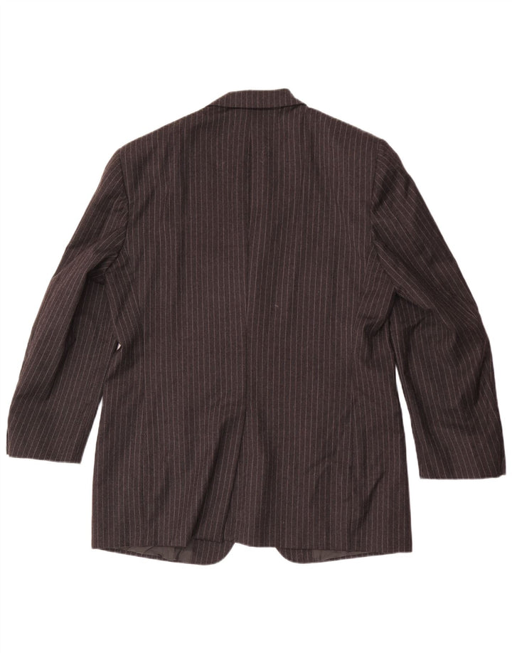 Jachetă pentru bărbați Cerruti 1881 cu 3 nasturi IT 52 XL Lână cu dungi gri