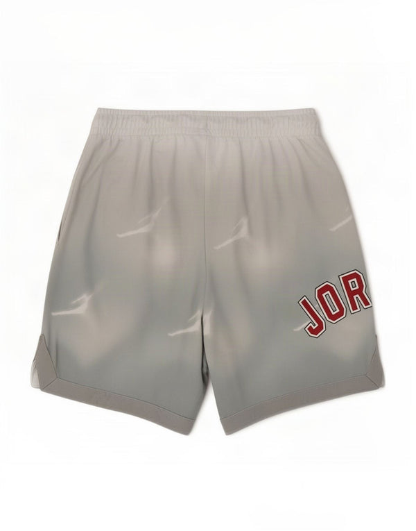 Pantaloni scurți sport grafic pentru băieți Jordan 10-11 ani poliester mediu gri