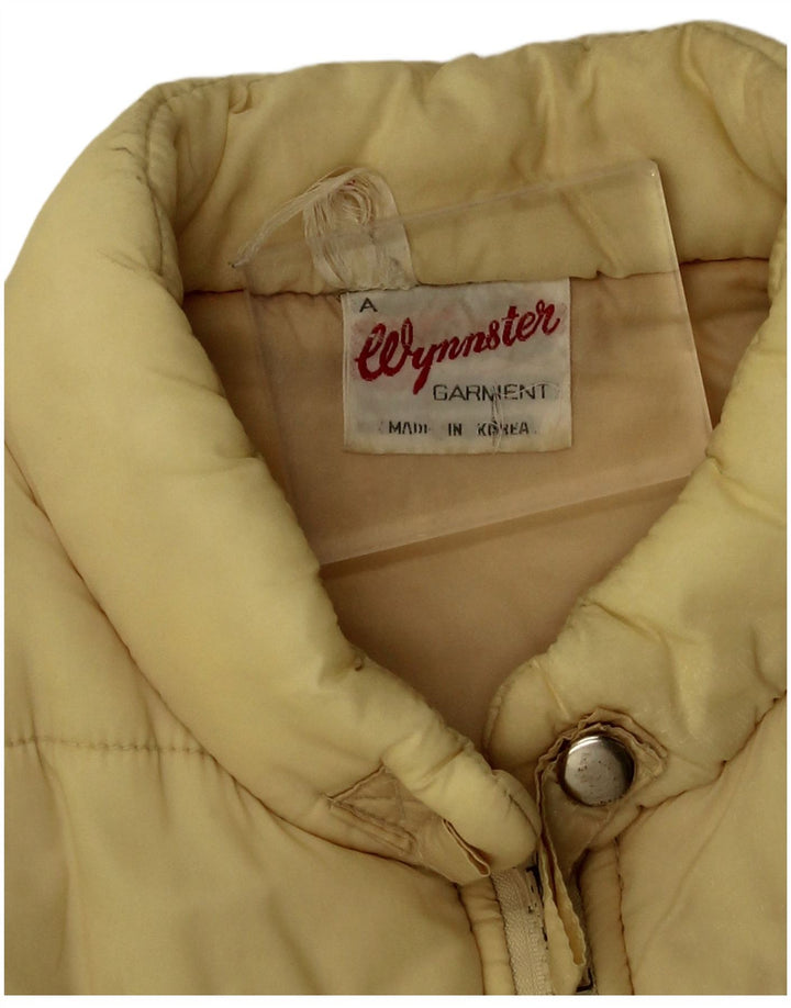 Gilet căptușit pentru bărbați Wynnster UK 38 Medium Beige Nylon