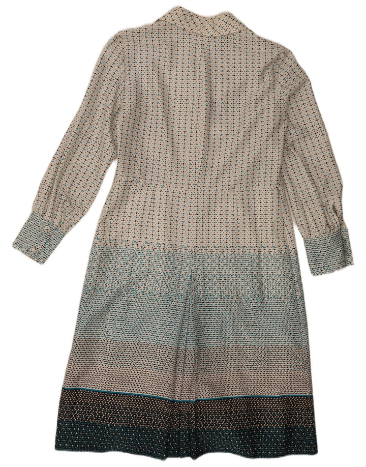 Rochie cămașă pulover Vintage pentru femei IT 48 XL Multicolore cu pete