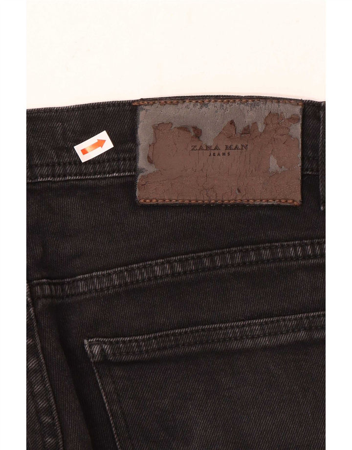Blugi slim pentru bărbați Zara EU 40 Medium W31 L30 Negri