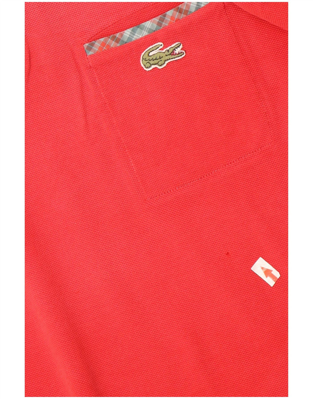 Tricou polo Lacoste pentru bărbați, mărimea 5, bumbac roșu mare