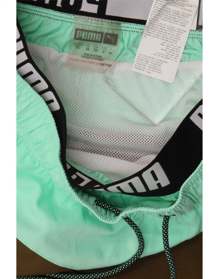 Pantaloni scurți de înot grafic pentru bărbați Puma XS Kaki Poliester color bloc