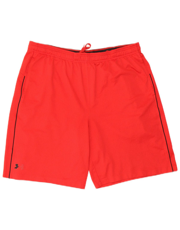 Pantaloni scurți sport Under Armour Heat Gear pentru bărbați, XL, roșu, poliester