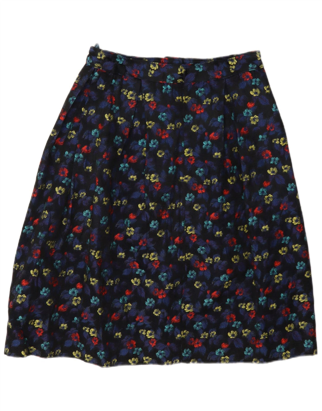 Fustă A-Line Femei Vintage W28 Medium Multicolor Floral