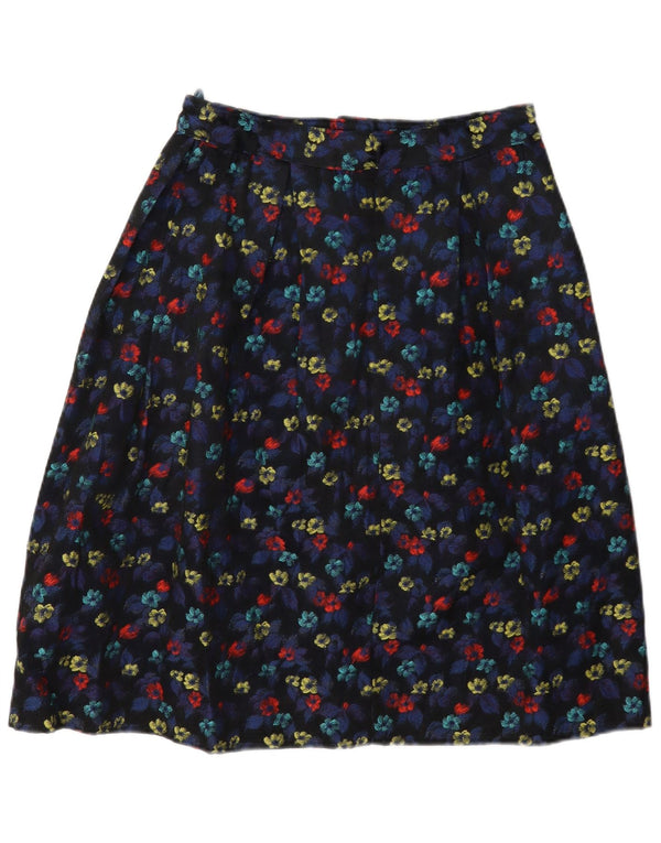 Fustă A-Line Femei Vintage W28 Medium Multicolor Floral