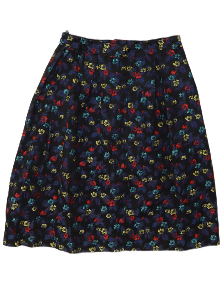 Fustă A-Line Femei Vintage W28 Medium Multicolor Floral