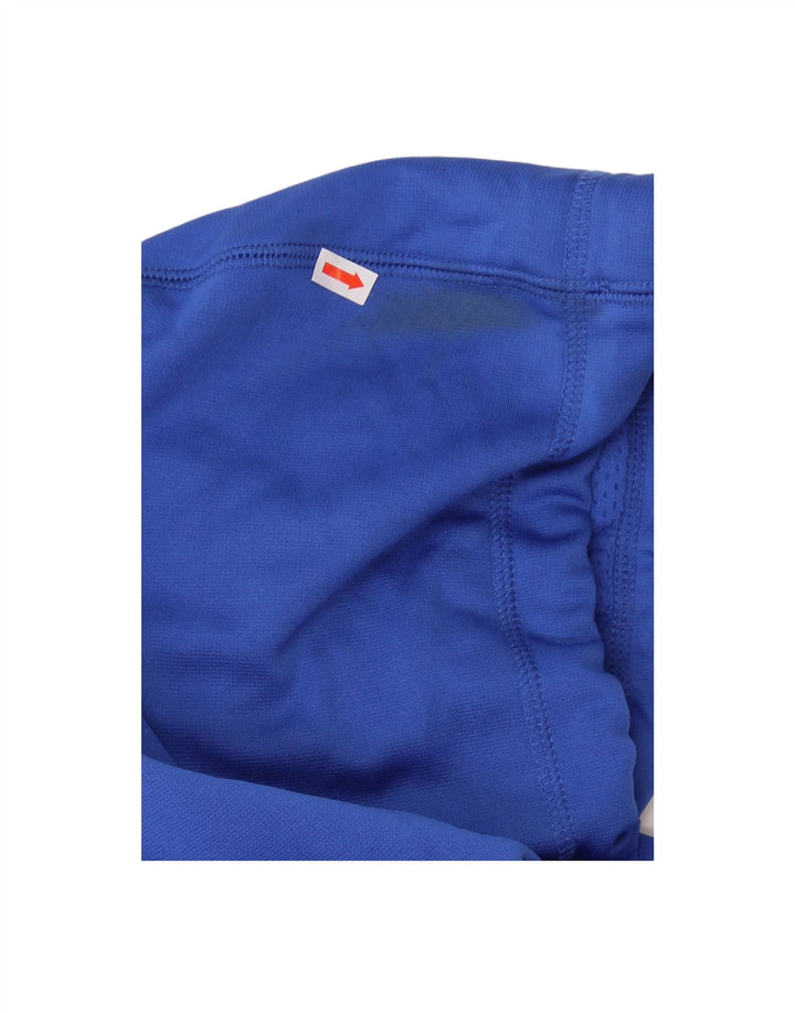 NIKE Mens Therma-Fit Zip Hoodie Sweater Medium Blue Polyester