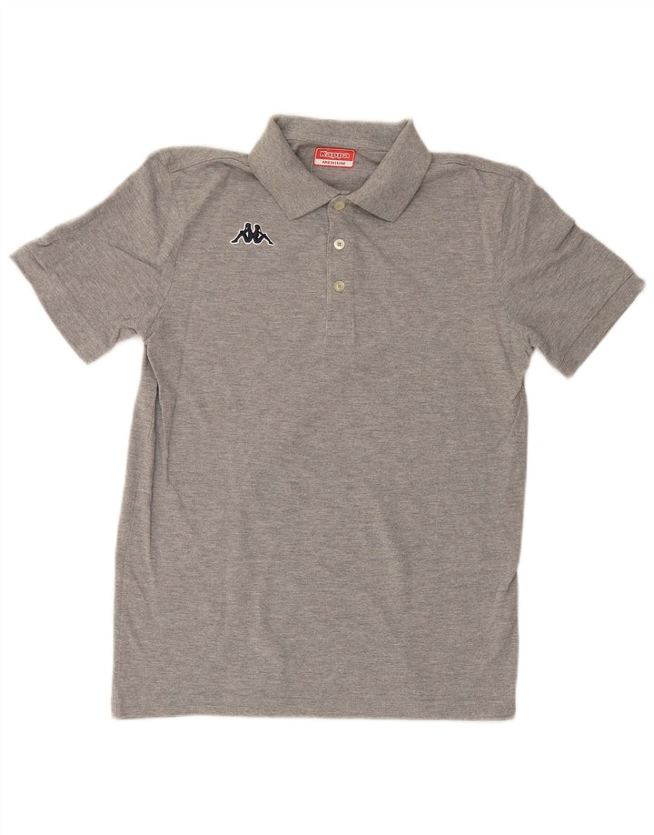 KAPPA Mens Polo Shirt Medium Grey Cotton