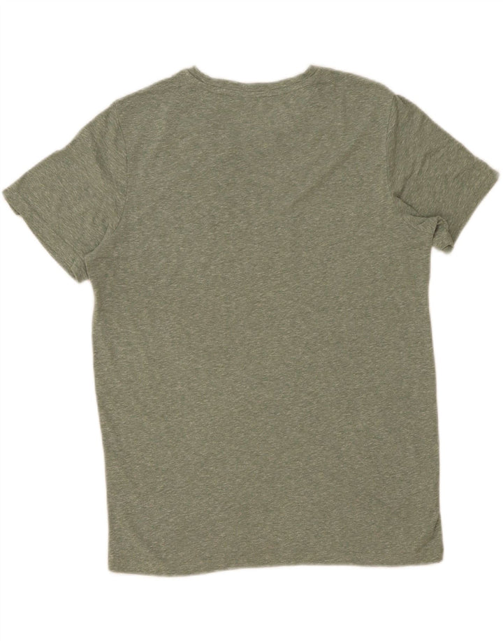 Tricou cu grafic Jack & Jones pentru bărbați Top mic, verde, poliester cu pată