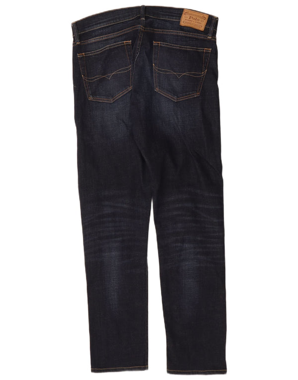 Blugi slim pentru bărbați Polo Ralph Lauren W33 L31 bumbac bleumarin