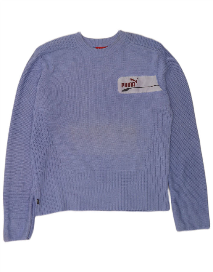 Pulover Puma Crew Neck Jumper pentru bărbați, mare, albastru acrilic