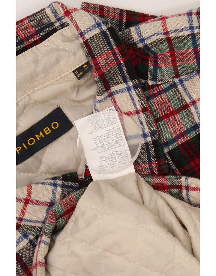Cămașă pentru bărbați Piombo Lumberjack Flannel XL, bumbac cu carouri multicolore