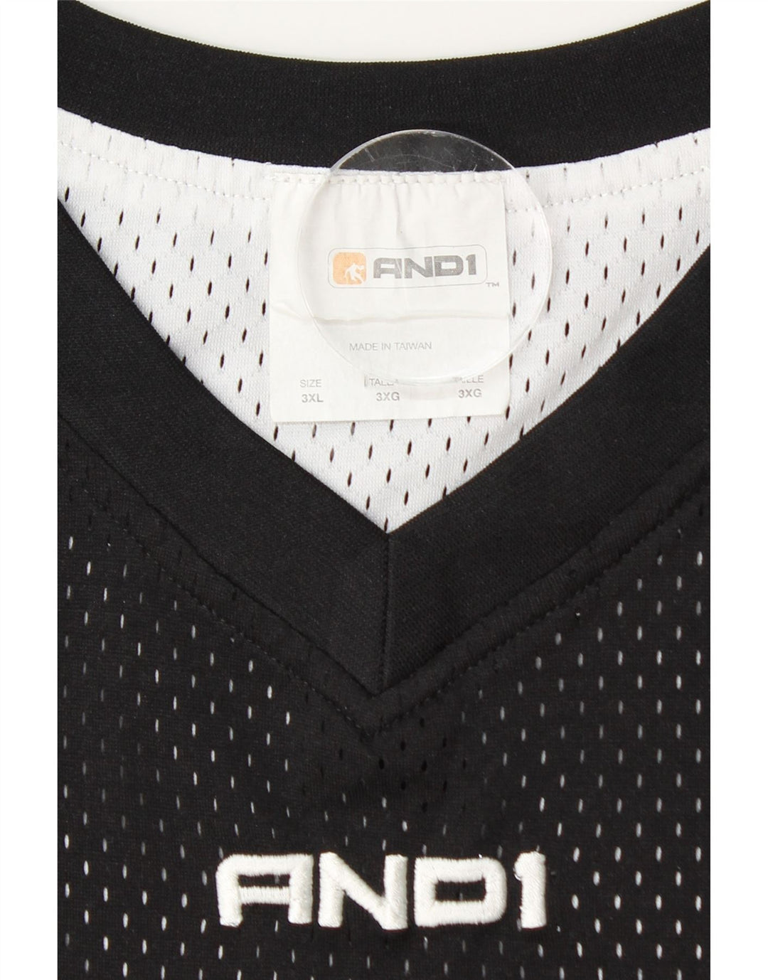 Vesta grafică And1 pentru bărbați, 3XL, poliester negru