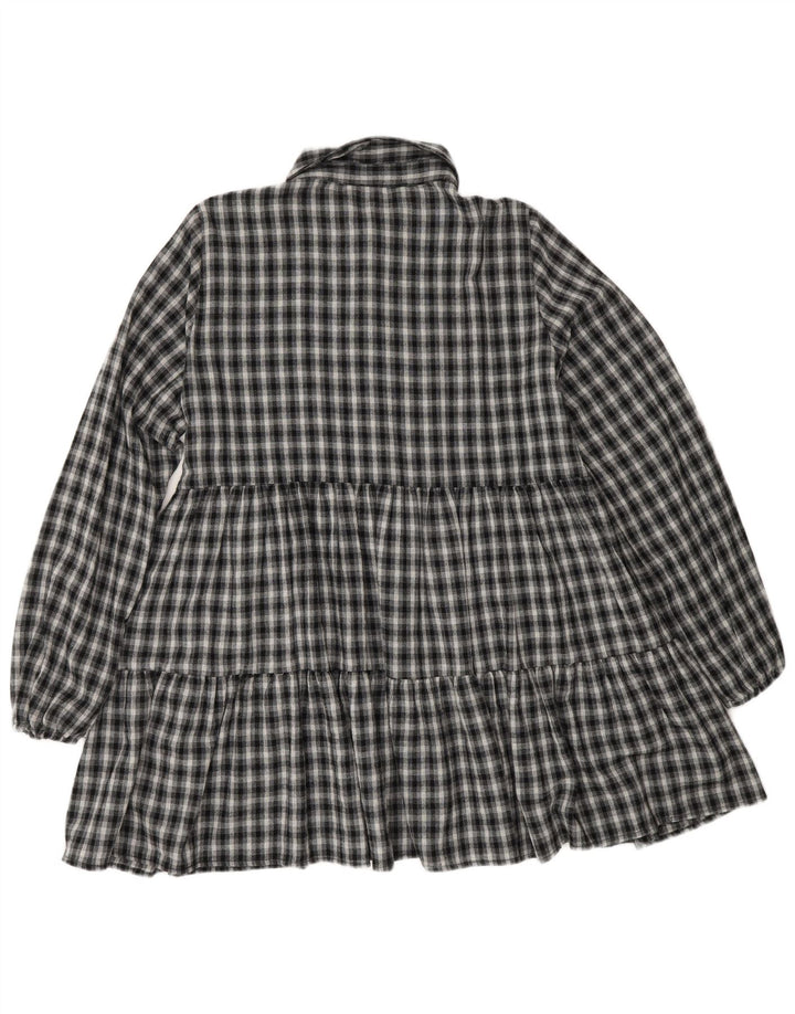 Rochie cu mâneci lungi pentru femei Zara UK 12 Medium bleumarin Check