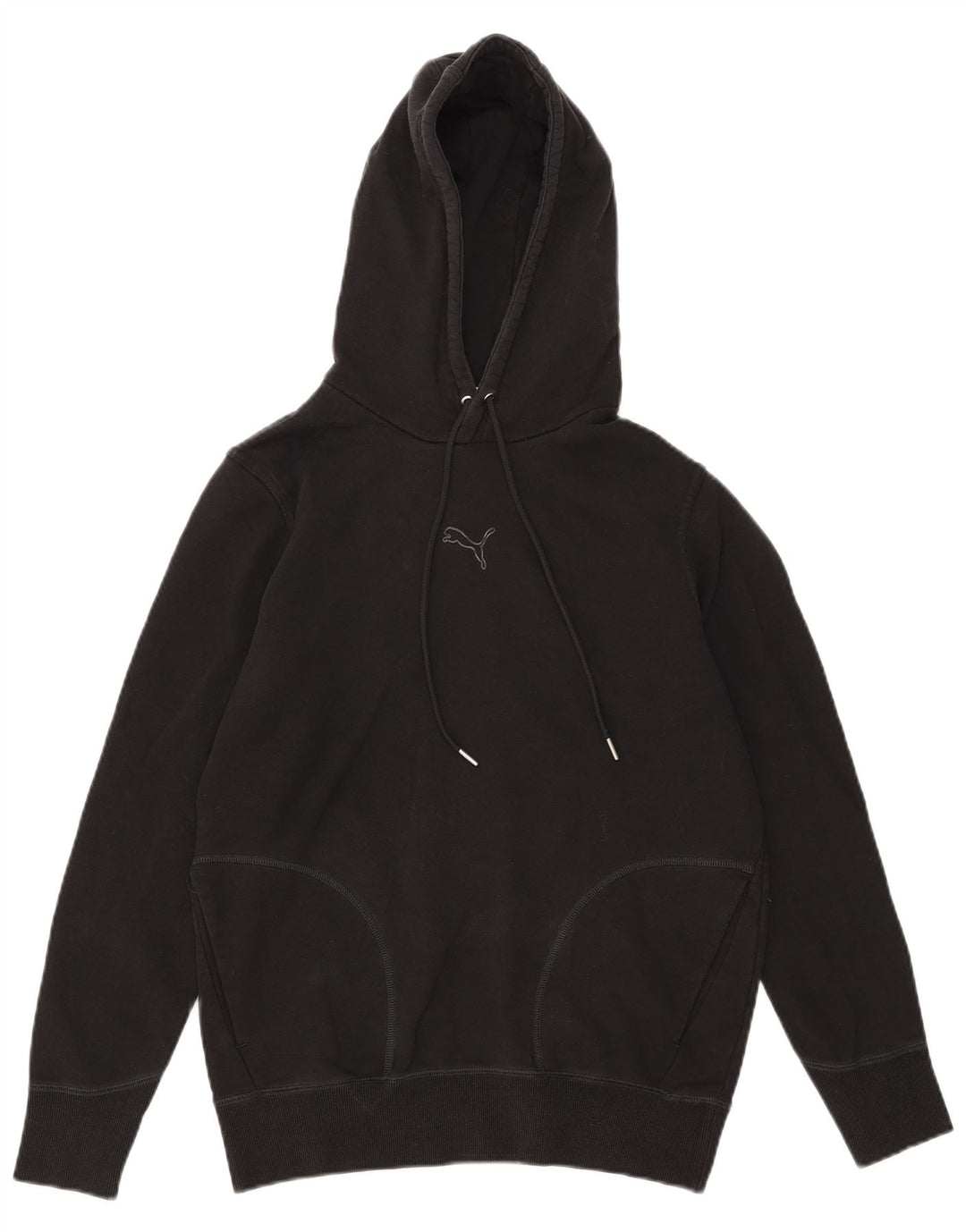 Pulover Puma pentru bărbați, bumbac mic, negru