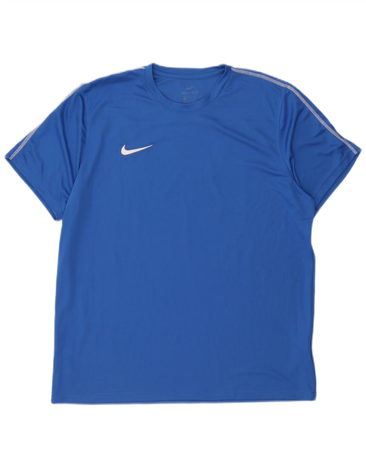 Tricou pentru bărbați Nike Dri Fit Top 2XL, poliester albastru