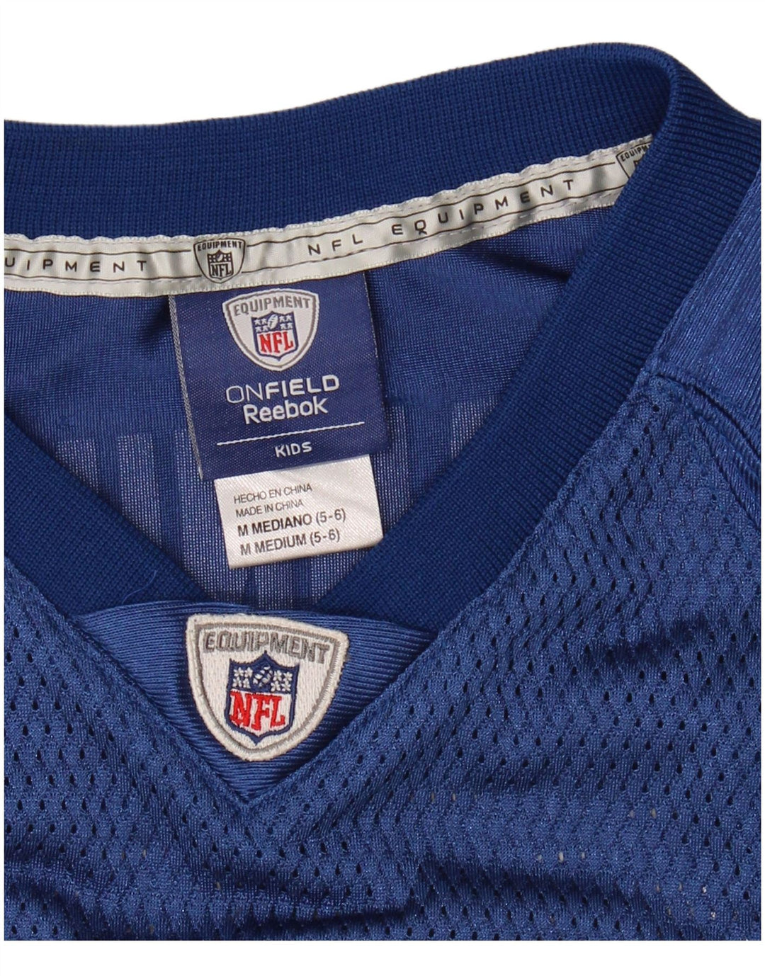Tricou grafic NFL Reebok pentru băieți Top 5-6 ani, mediu, bleumarin, colorblock