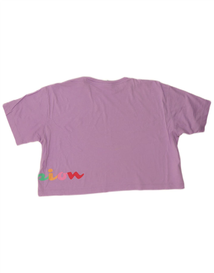 Tricou cu grafică supradimensionat pentru femei Champion UK 10 Small Purple