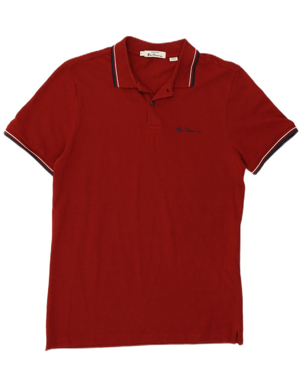 Tricou polo pentru bărbați Ben Sherman, bumbac maro mediu