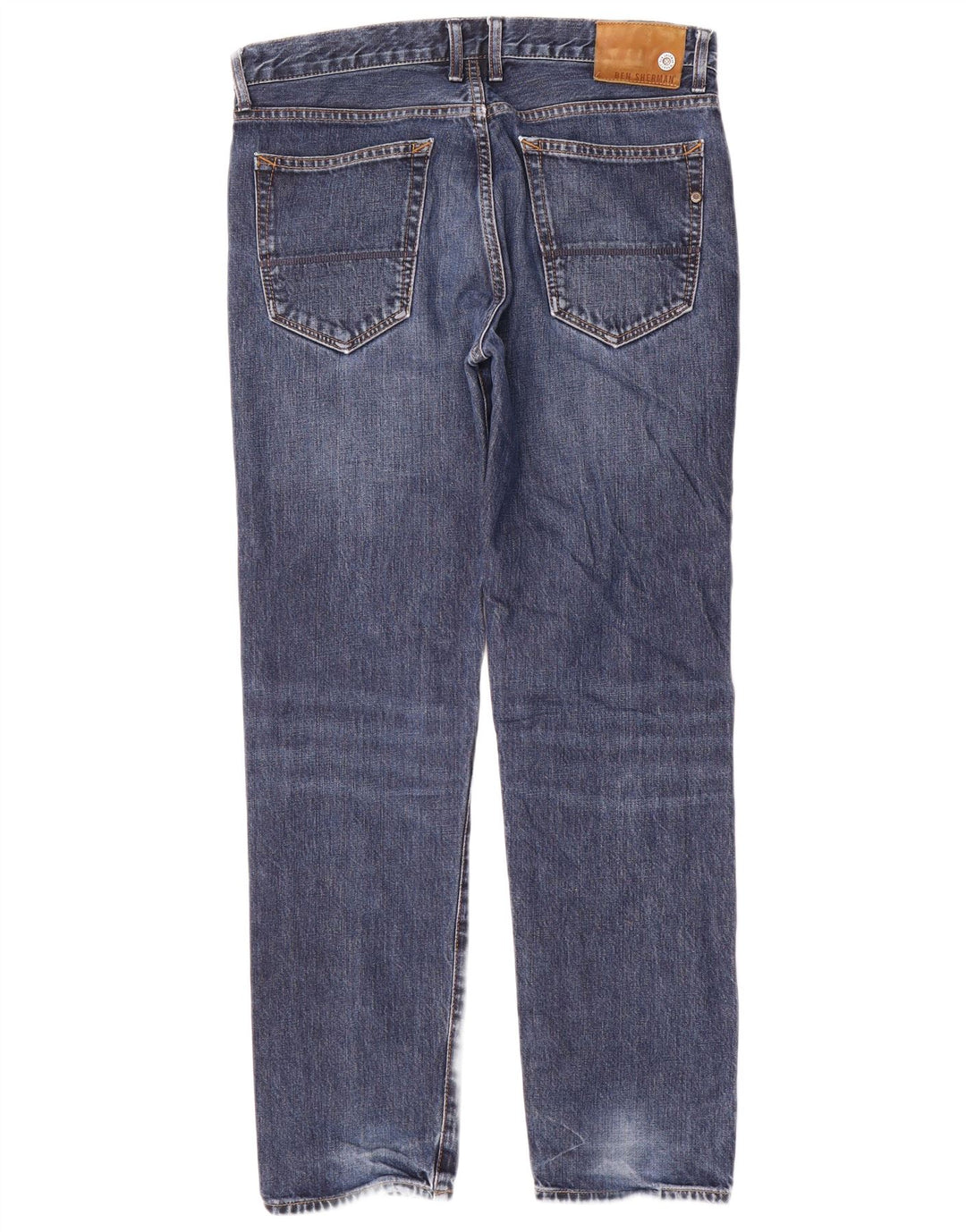 Blugi subțiri pentru bărbați Ben Sherman L30 L30 Bumbac albastru