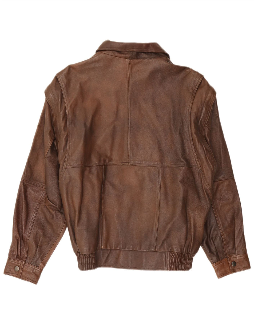 Jachetă de piele vintage pentru bărbați UK 38 Medium Brown Piele Retro