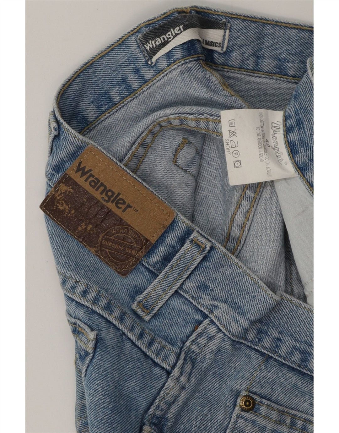 Pantaloni caldi din denim pentru femei Wrangler W42 3XL, bumbac albastru