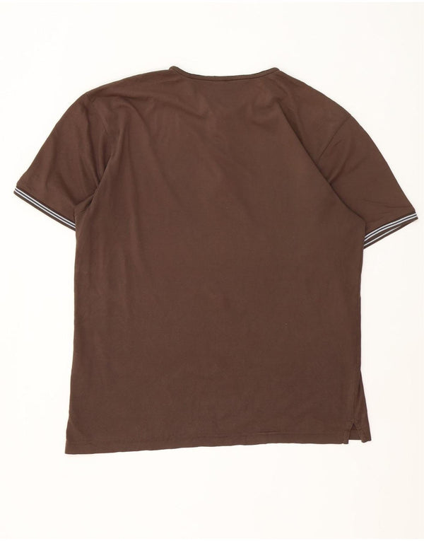 Tricou pentru bărbați Champion Top 2XL Maro cu dungi