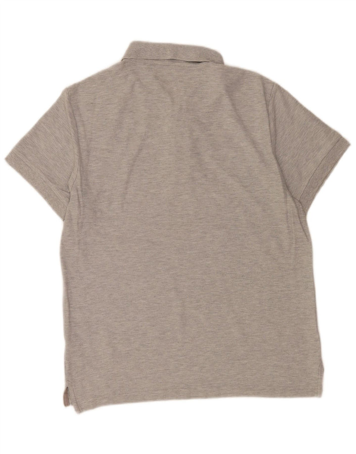 Tricou polo Nike pentru bărbați, bumbac cu pete gri mediu