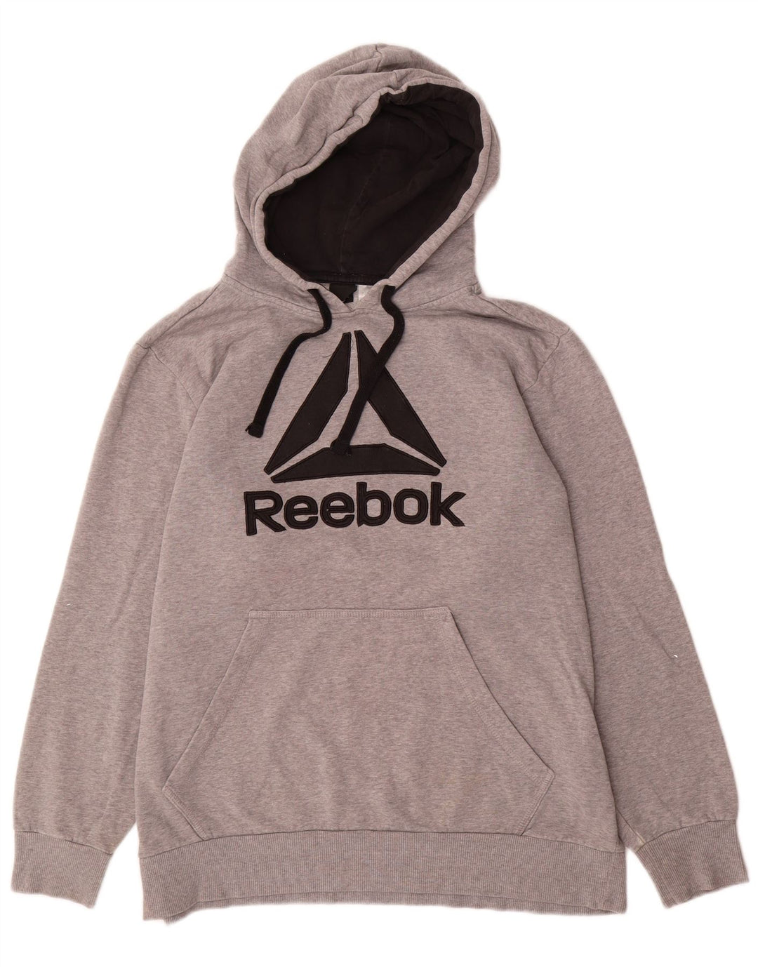 Jumper Reebok pentru bărbați cu capota, mare, gri, bumbac