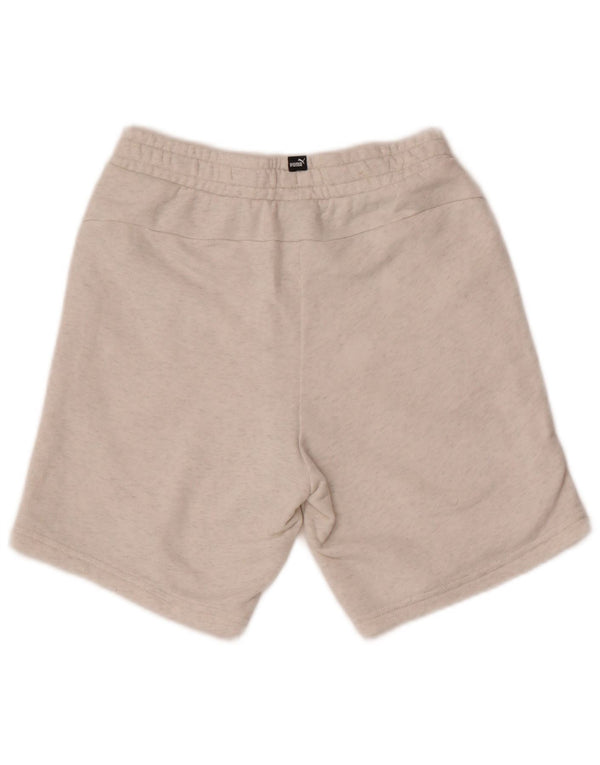 Pantaloni scurți sport Puma băieți 11-12 ani bumbac gri