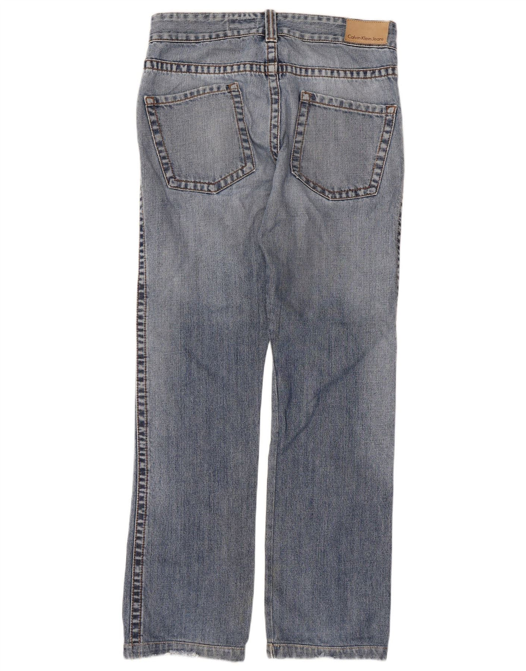 Blugi drepti pentru femei Calvin Klein W32 L31 albastru