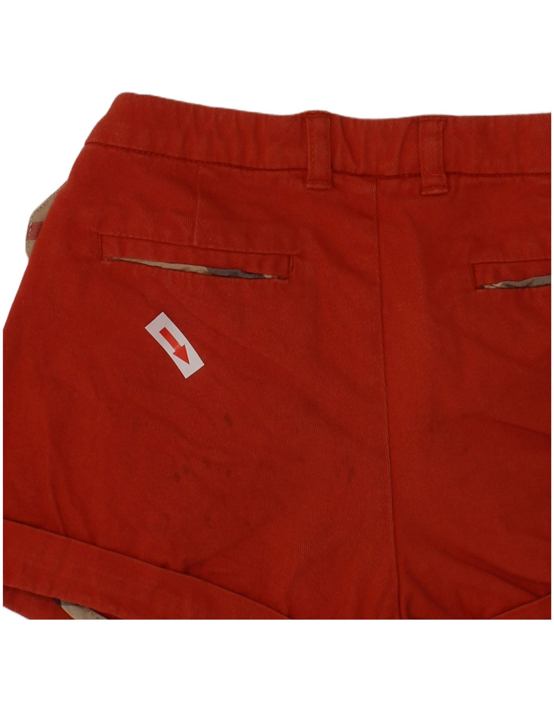 Burberry Shorts Chino Fete 5-6 Ani W22 Red Bumbac Clasic