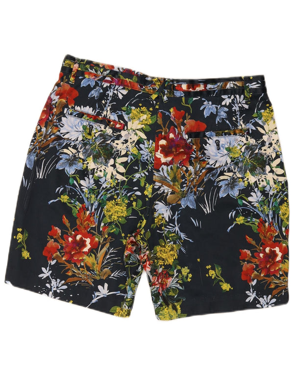 Pantaloni scurți chino hawaiani Zara pentru bărbați EU 42 Large W32 Multicolor Floral