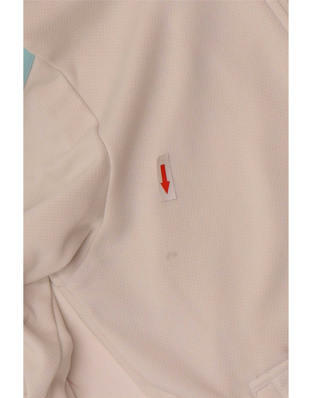 Pulover Adidas pentru femei, cu fermoar, UK 12 Poliester alb mediu