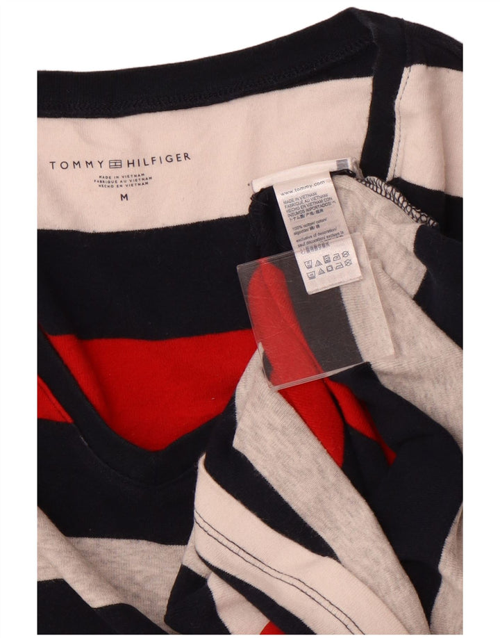 TOMMY HILFIGER Tricou pentru femei Top UK 12 Medium Multicolore Dungi