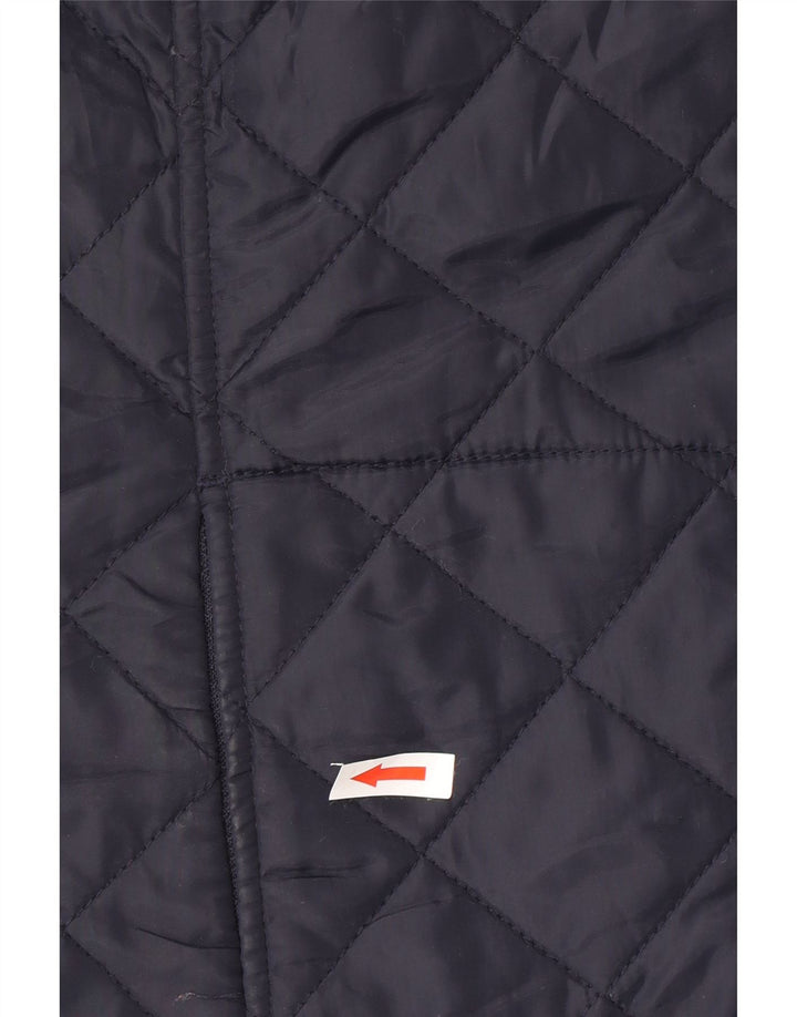 Jachetă matlasată Joules pentru femei UK 18 XL Bleumarin Poliester