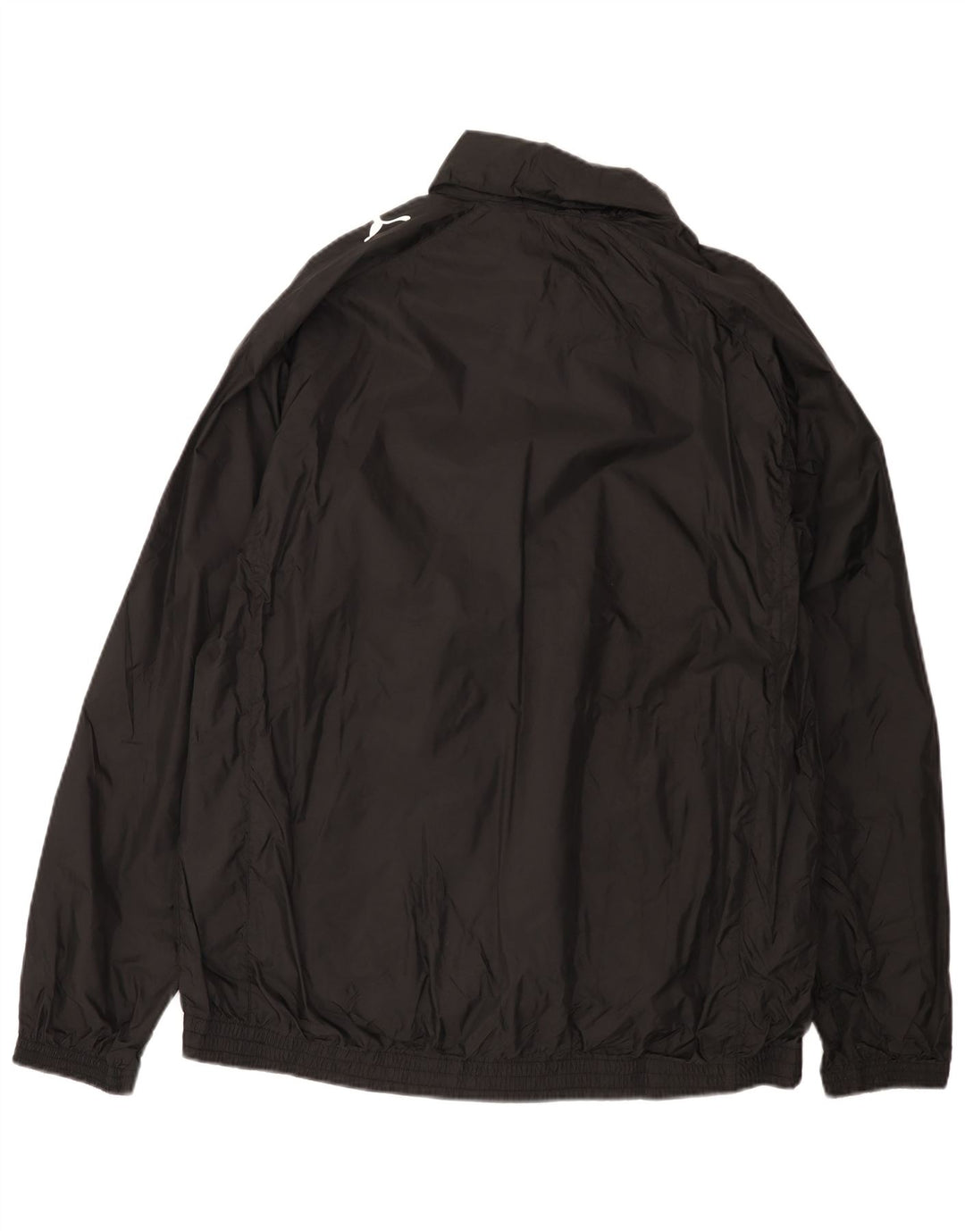 Jachetă de ploaie Puma pentru bărbați UK 42 XL, negru, nailon color-bloc
