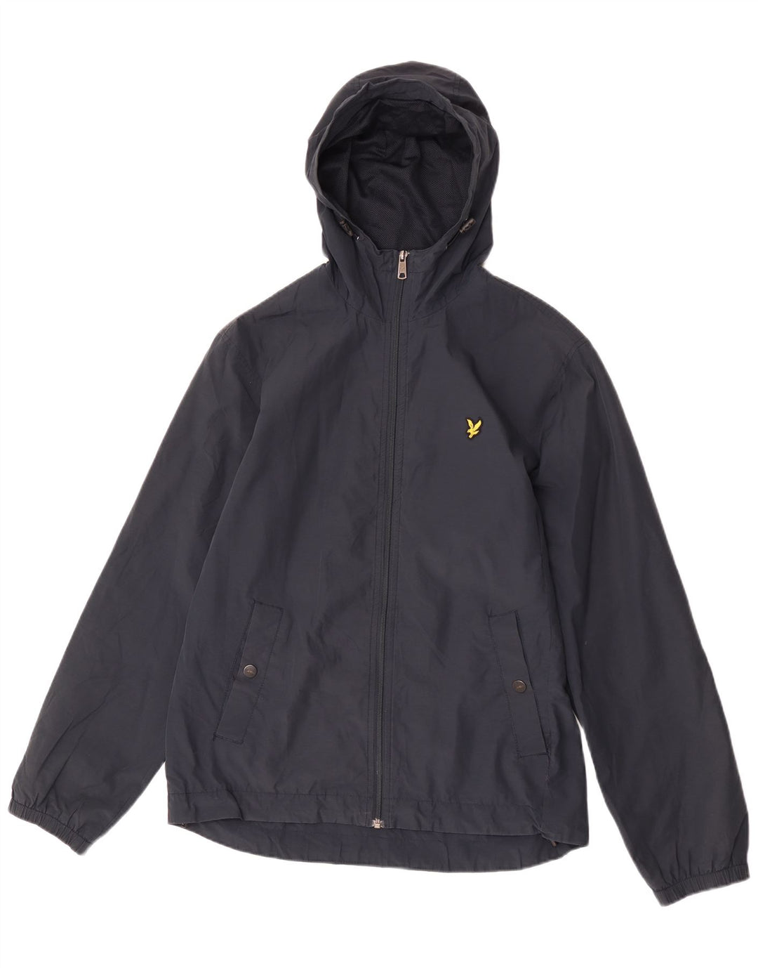 Jachetă de ploaie cu glugă Lyle & Scott pentru bărbați UK 38 Medium Bleumarin