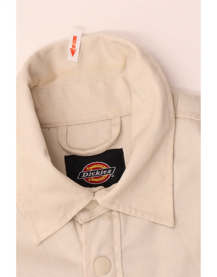 Jachetă din denim Sherpa pentru bărbați Dickies UK 36 Poliester Bej mic