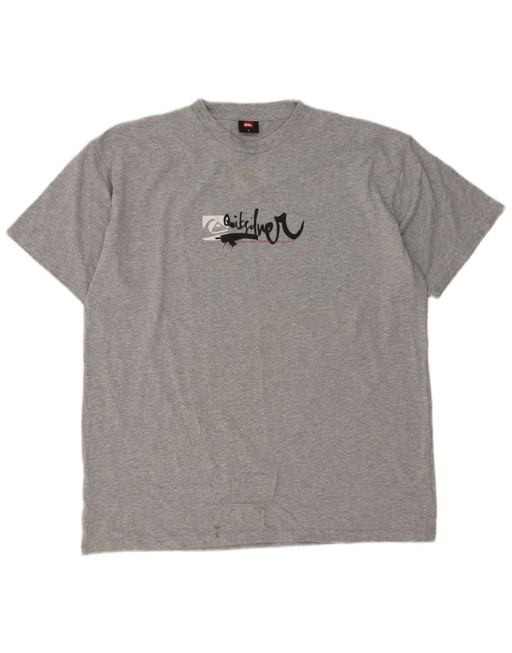 Tricou grafic Quiksilver pentru bărbați Top mare gri