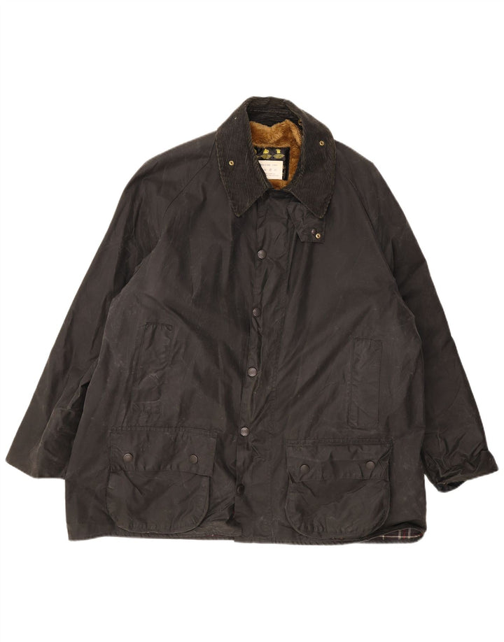 Jachetă pentru bărbați Barbour din bumbac cerat EU 50 Medium Negru