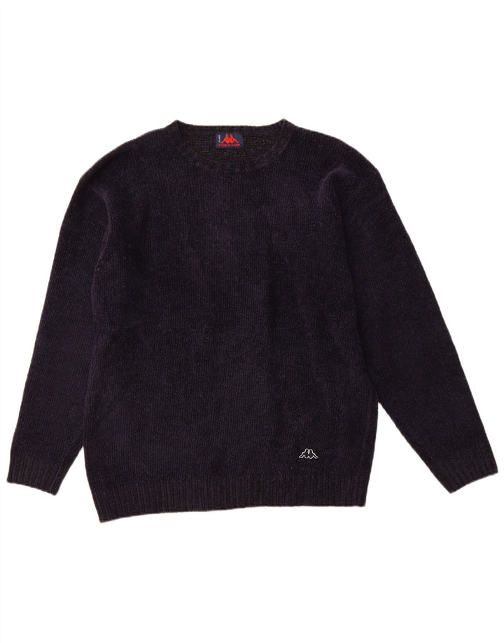 Pulover pentru bărbați KAPPA cu decolteu triplu, mare, acrilic, albastru bleumarin