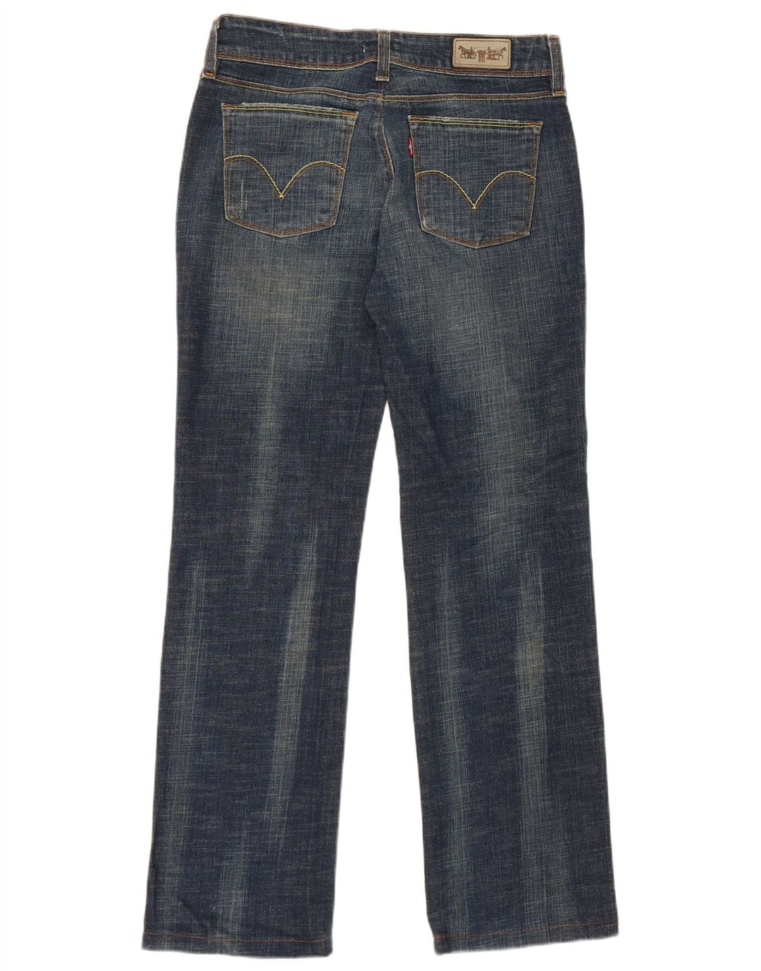 Blugi drepti 570 pentru femei Levi's W32 L29 bumbac bleumarin