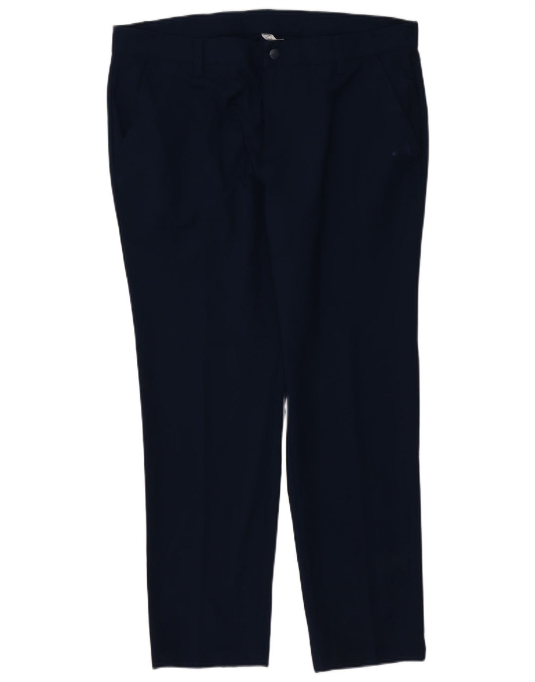 Pantaloni chino drepți ADIDAS pentru bărbați W36 L30 poliester bleumarin