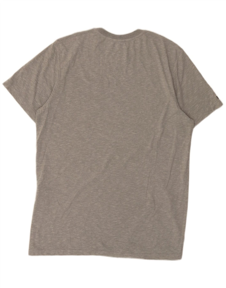 Tricou Superdry pentru bărbați Top mare din bumbac cu pete gri