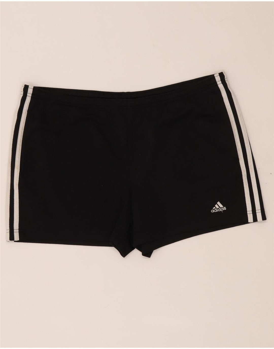 Pantaloni scurți sport ADIDAS pentru femei UK 14 Poliester mediu negru