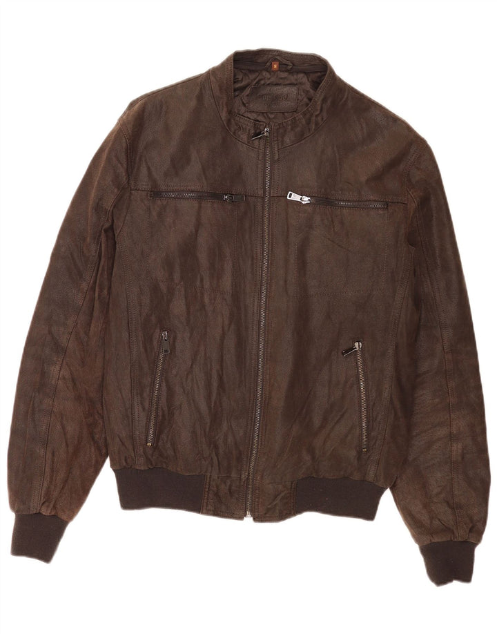 Bomber din piele pentru bărbați Conbipel IT 50 Large Brown