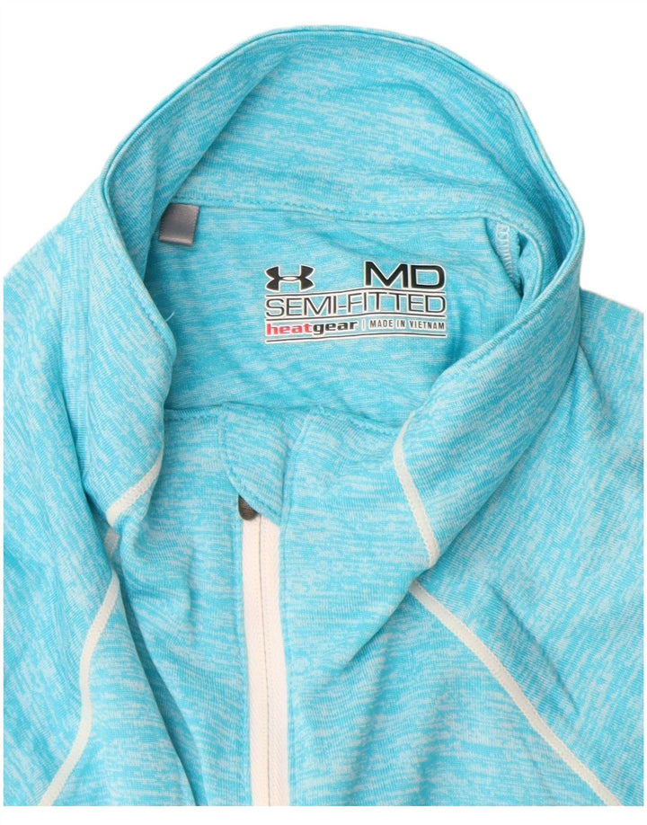 Top de trening UNDER ARMOUR pentru femei Heat Gear Pullover UK 12 Medium Blue